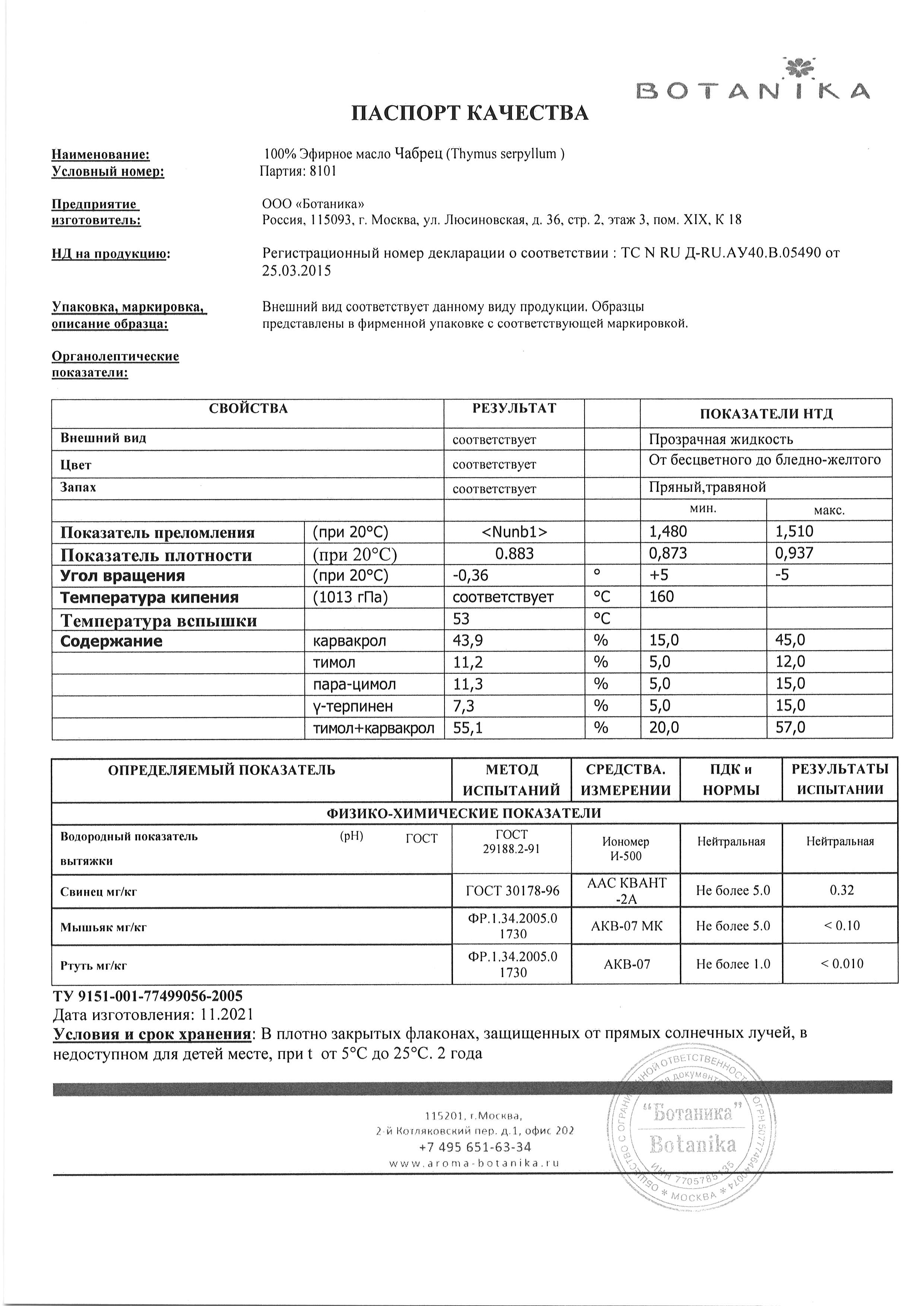 Паспорт №112021